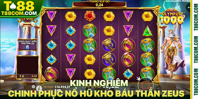 Nổ Hũ Kho Báu Thần Zeus – Chinh Phục Đỉnh Olympus Tại T88 - TERAJO.LIVE